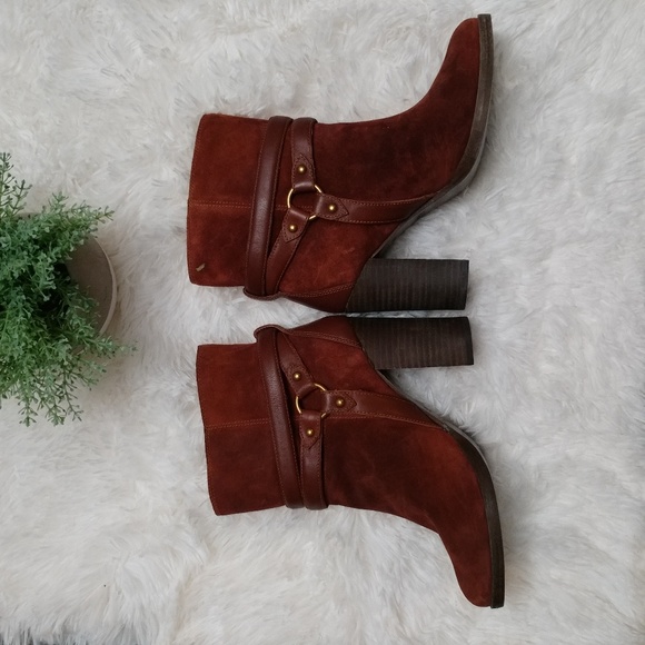Ugg Suede Dandridge harness Bootie size 7 - Picture 4 of 9